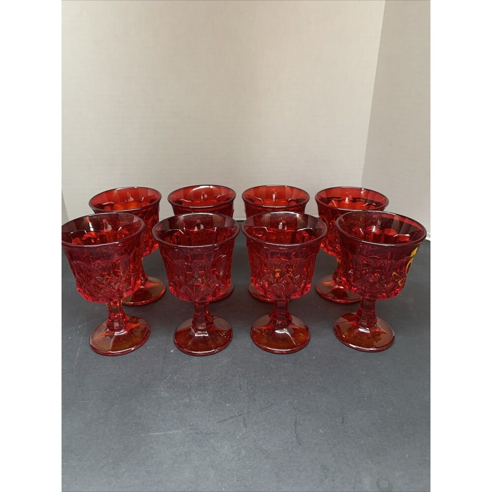 Noritake Perspective-Ruby Red Wine Glass 4 7/8” - Set of 8